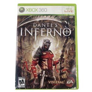 Dantes Inferno Xbox 360 Video Game Complete Mature EA Visceral Microsoft 2010
